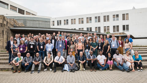 Community Meeting Attendee group photo at University of Minho.